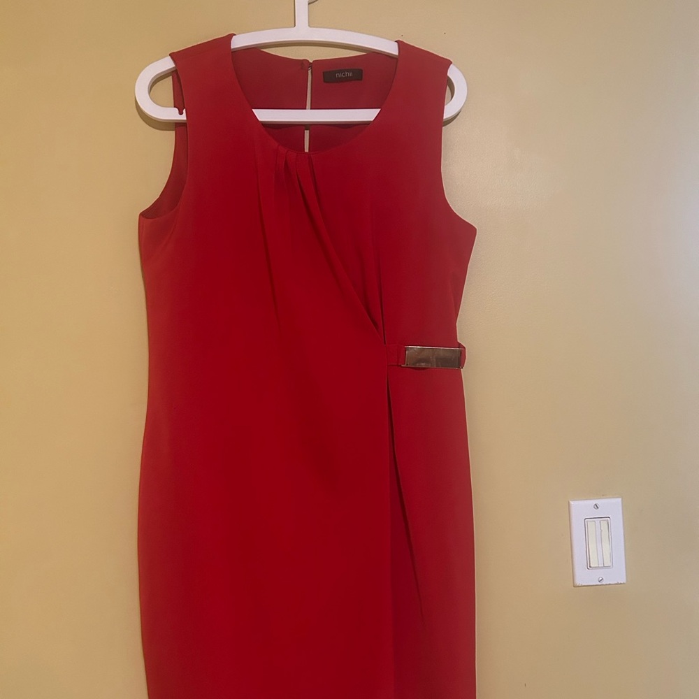 Red Sleeveless Mini Dress by Nichii